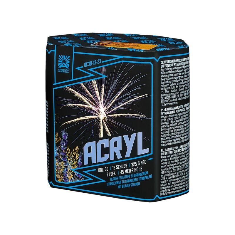 Acryl 13-Schuss-Feuerwerk-Batterie von Argento Feuerwerk ab 22.94€ jetzt bestellen