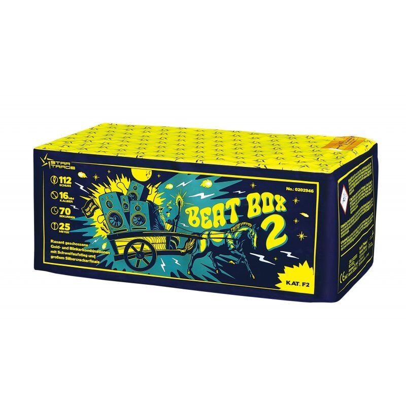Beatbox 2 112-Schuss-Feuerwerk-Batterie von Startrade ab 44.19€ jetzt bestellen