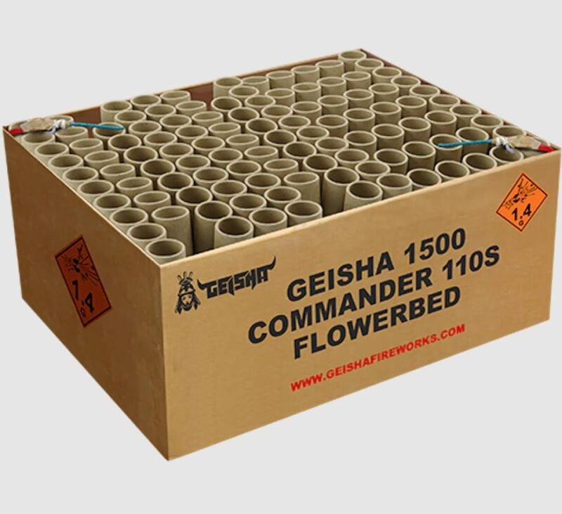Commander 110-Schuss-Feuerwerkverbund von Geisha-Rubro ab 68.99€ jetzt bestellen