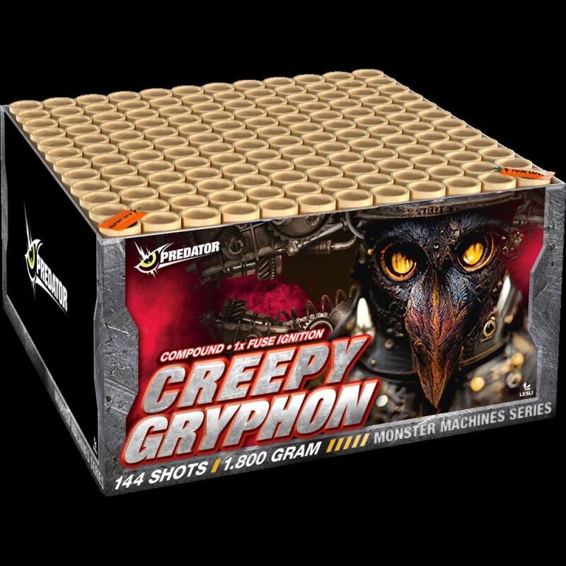 Creepy Gryphon 144-Schuss-Feuerwerkverbund von Lesli ab 101.99€ jetzt bestellen