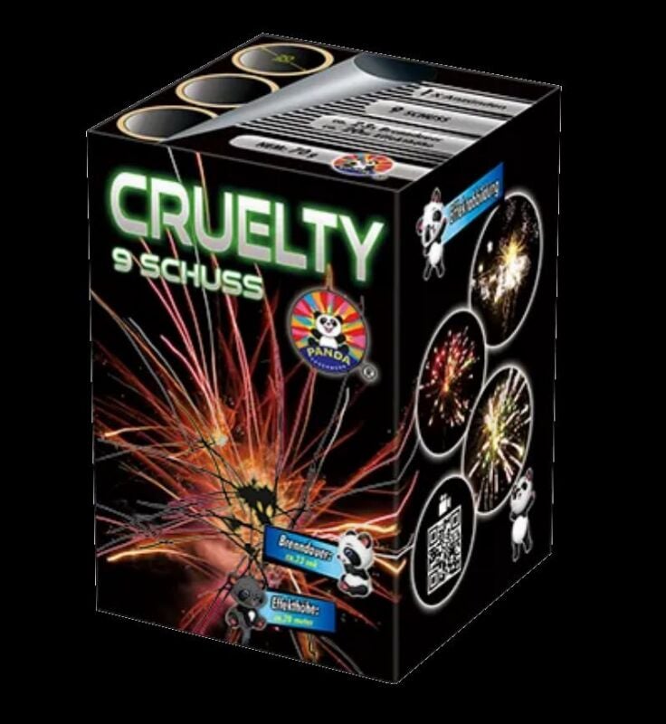 Cruelty 9-Schuss-Feuerwerk-Batterie von Panda ab 4.24€ jetzt bestellen