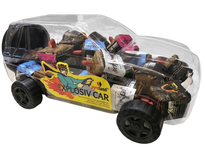 Explosiv Car - Bunte Kubische Kanonenschläge, 25 Stück von Pyroland ab 24.64€ jetzt bestellen