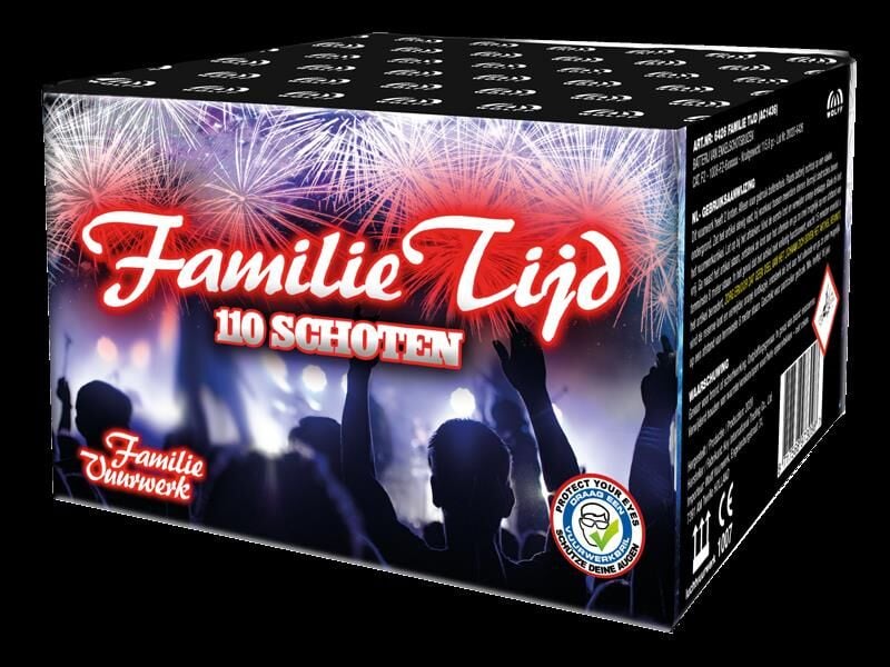 Familie Tijd 110-Schuss-Feuerwerk-Batterie von Wolff Vuurwerk b.v. ab 19.54€ jetzt bestellen
