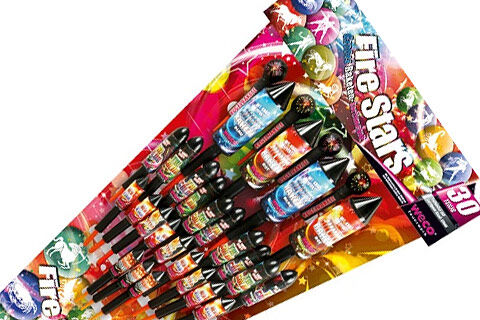 Fire Stars (Supernatural) 30-teiliges Feuerwerk-Raketensortiment von Weco ab 25.49€ jetzt bestellen