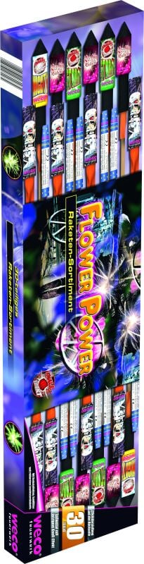 Flower Power 30-teiliges Raketensortiment von Weco ab 21.24€ jetzt bestellen