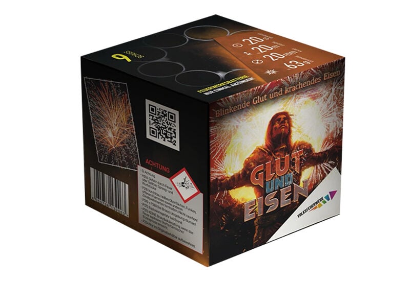 Glut und Eisen 9-Schuss-Feuerwerk-Batterie von Volksfeuerwerk ab 4.24€ jetzt bestellen