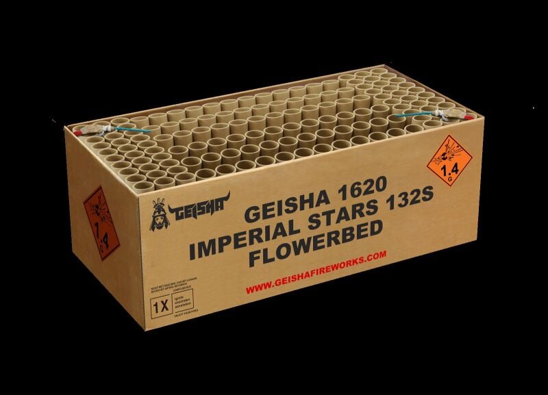 Imperial Stars Flowerbed 132-Schuss-Feuerwerksverbund von Geisha-Rubro ab 144.49€ jetzt bestellen