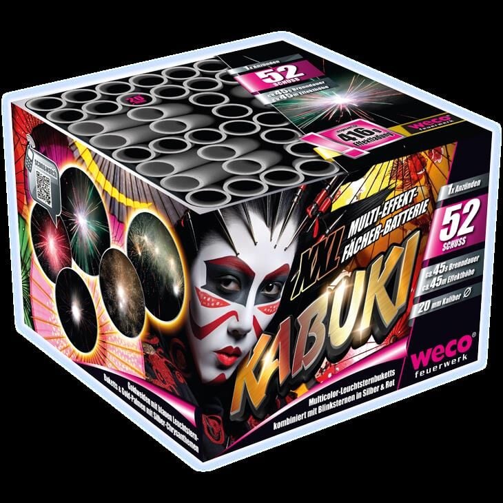 Kabuki 52-Schuss-Feuerwerk-Batterie von Weco ab 35.69€ jetzt bestellen