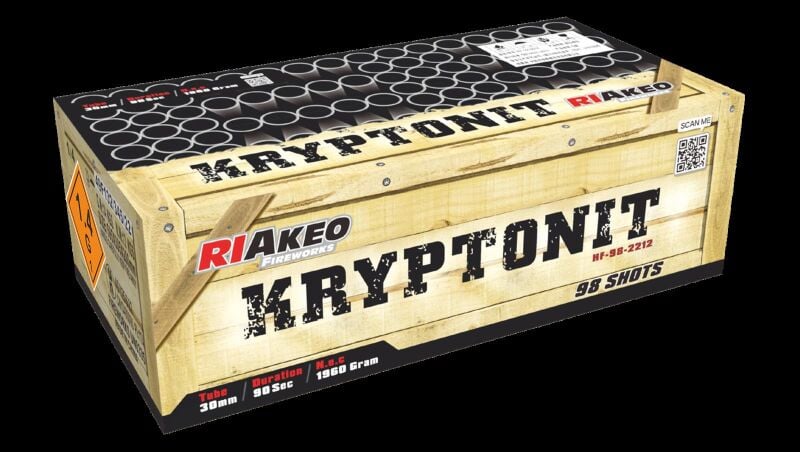 Kryptonit 98-Schuss-Feuerwerkverbund (Stahlkäfig) von RIAKEO ab 165.74€ jetzt bestellen