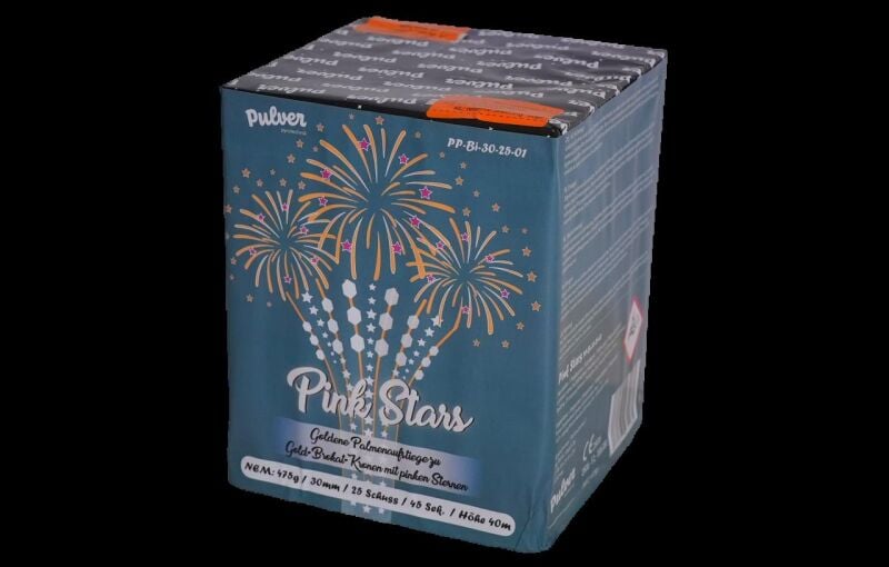 Pink Stars 25-Schuss-Feuerwerk-Batterie von Pulver-Pyrotechnik ab 47.49€ jetzt bestellen