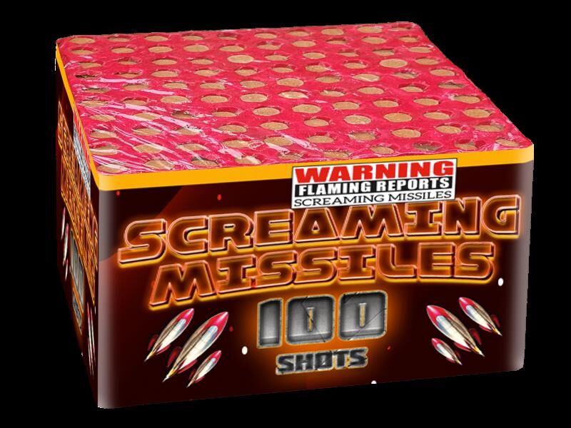 Screaming Missiles 100-Schuss-Feuerwerk-Batterie von Wolff Vuurwerk b.v. ab 12.74€ jetzt bestellen