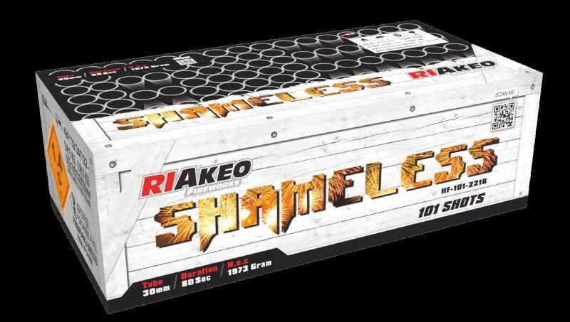 Shameless 101-Schuss-Feuerwerkverbund (Stahlkäfig) von RIAKEO ab 157.24€ jetzt bestellen