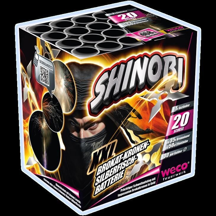 Shinobi 20-Schuss-Feuerwerk-Batterie von Weco ab 33.99€ jetzt bestellen