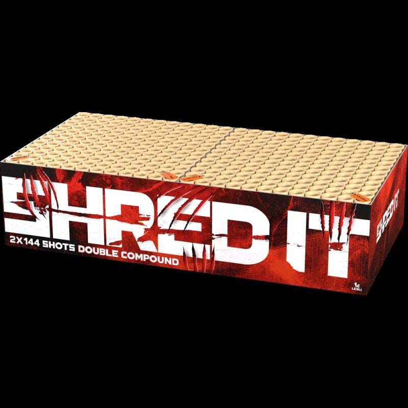 Shred It Showbox 288-Schuss-Feuerwerks-Doppelverbund von Lesli ab 182.74€ jetzt bestellen