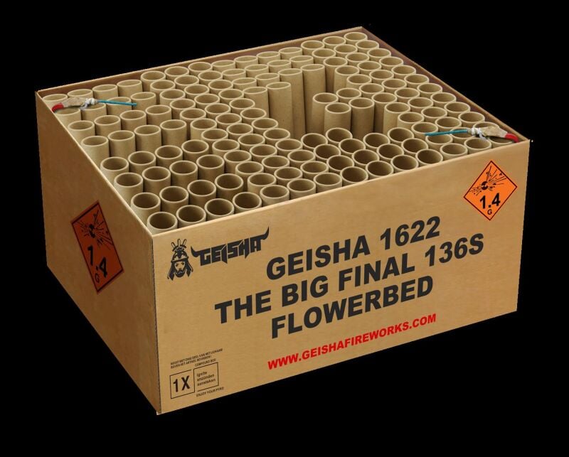 The Big Final 136-Schuss-Feuerwerksverbund von Geisha-Rubro ab 144.49€ jetzt bestellen