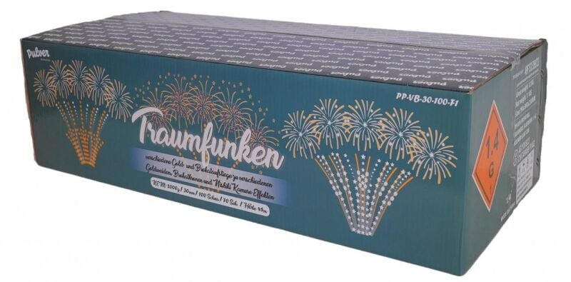 Traumfunken 100-Schuss-Feuerwerkverbund von Pulver-Pyrotechnik ab 271.99€ jetzt bestellen
