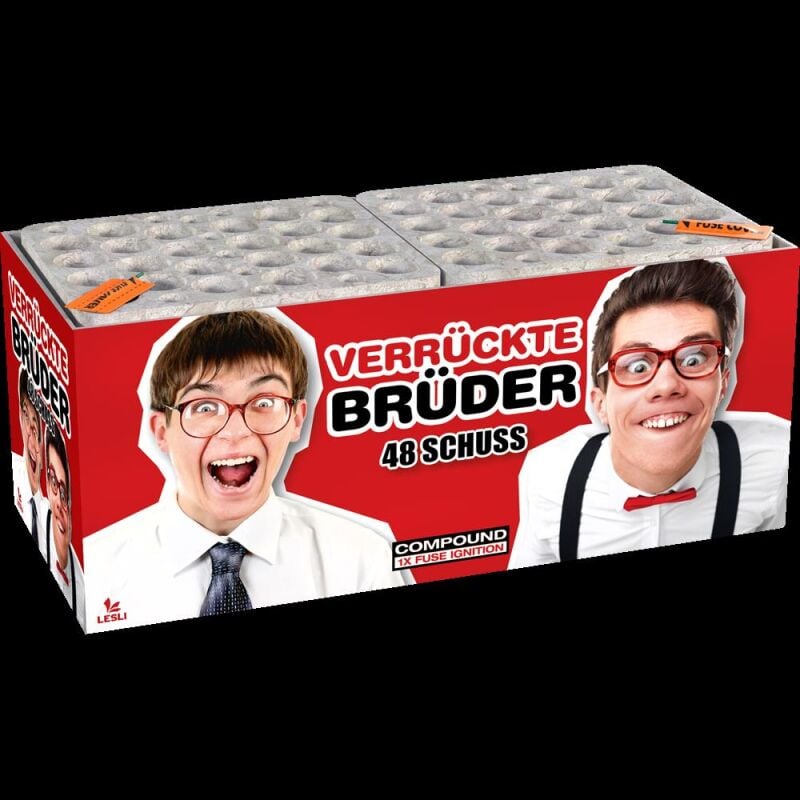 Verrückte Brüder 48-Schuss-Feuerwerkverbund von Lesli ab 23.79€ jetzt bestellen