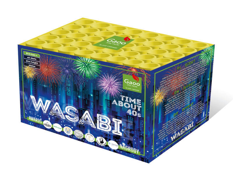 Wasabi 40-Schuss-Feuerwerk-Batterie von Gaoo ab 33.14€ jetzt bestellen