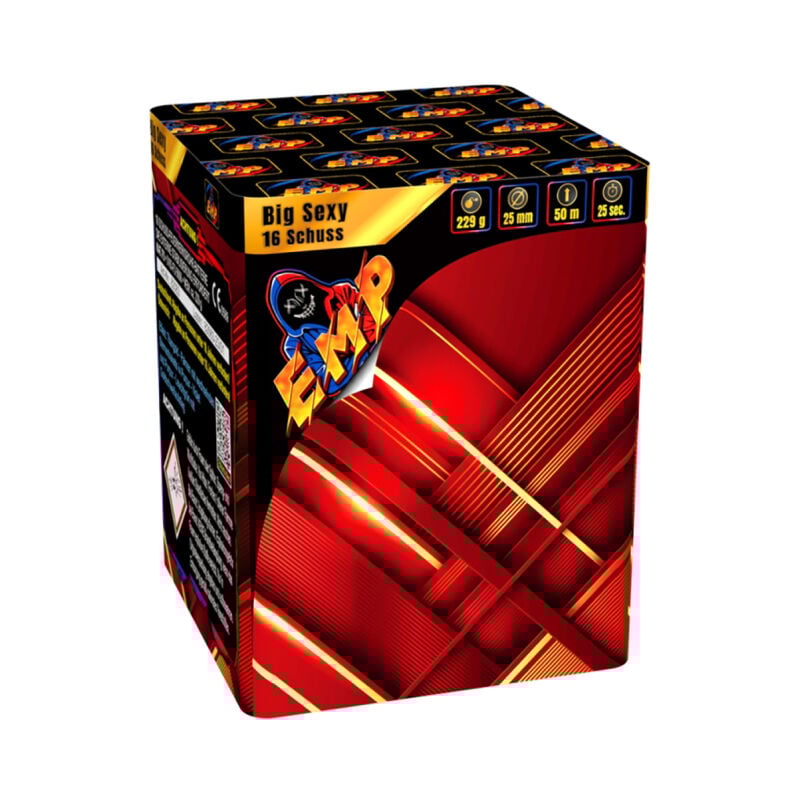 Big Sexy 16-Schuss-Feuerwerk-Batterie von EMP Feuerwerk ab 16.99€ jetzt bestellen