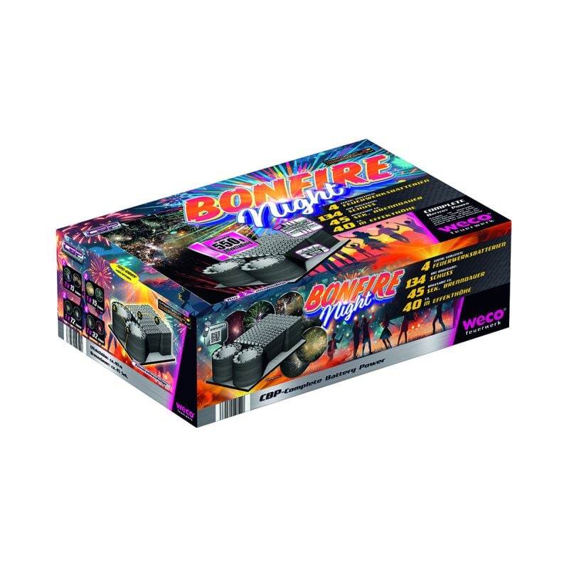 Bonfire Night 134-Schuss-Feuerwerkverbund von Weco ab 72.24€ jetzt bestellen