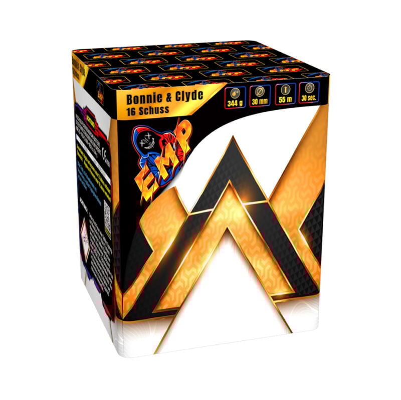 Bonnie & Clyde 16-Schuss-Feuerwerk-Batterie von EMP Feuerwerk ab 22.94€ jetzt bestellen