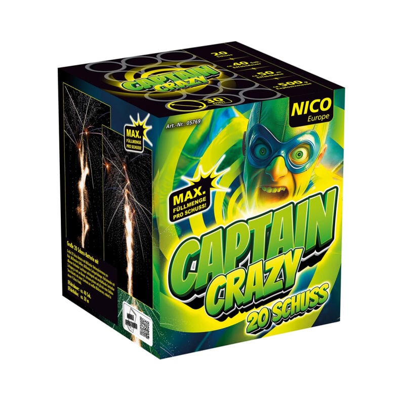 Captain Crazy 20-Schuss-Feuerwerk-Batterie von NICO Europe ab 42.49€ jetzt bestellen