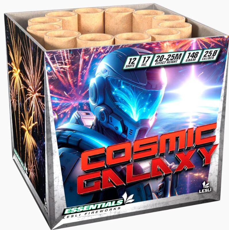 Cosmic Galaxy 12-Schuss-Feuerwerk-Batterie von Lesli ab 12.74€ jetzt bestellen