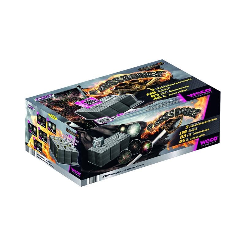 Crossbones 138-Schuss-Feuerwerkverbund von Weco ab 164.89€ jetzt bestellen