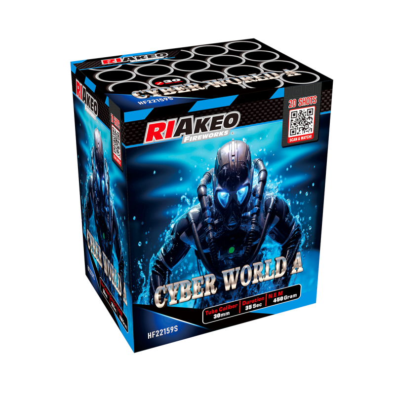 Cyber World A 20-Schuss-Feuerwerk-Batterie von RIAKEO ab 33.99€ jetzt bestellen