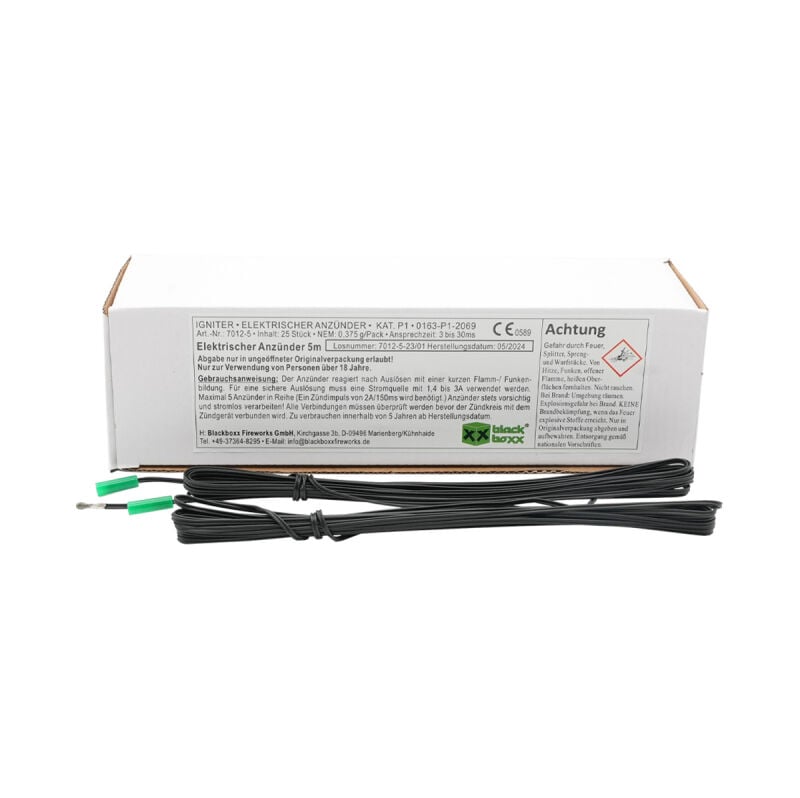 Elektrische Anzünder 5m (25er Pack) von Blackboxx ab 83.99€ jetzt bestellen