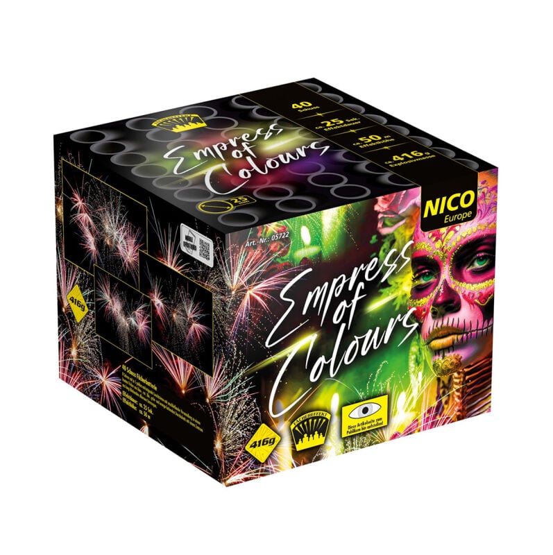 Empress of Colours 40-Schuss-Feuerwerk-Batterie von NICO Europe ab 61.19€ jetzt bestellen