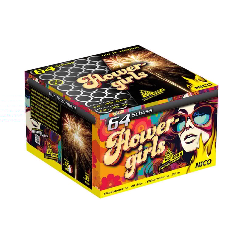 Flower Girls 64-Schuss-Feuerwerk-Batterie von NICO Europe ab 33.99€ jetzt bestellen