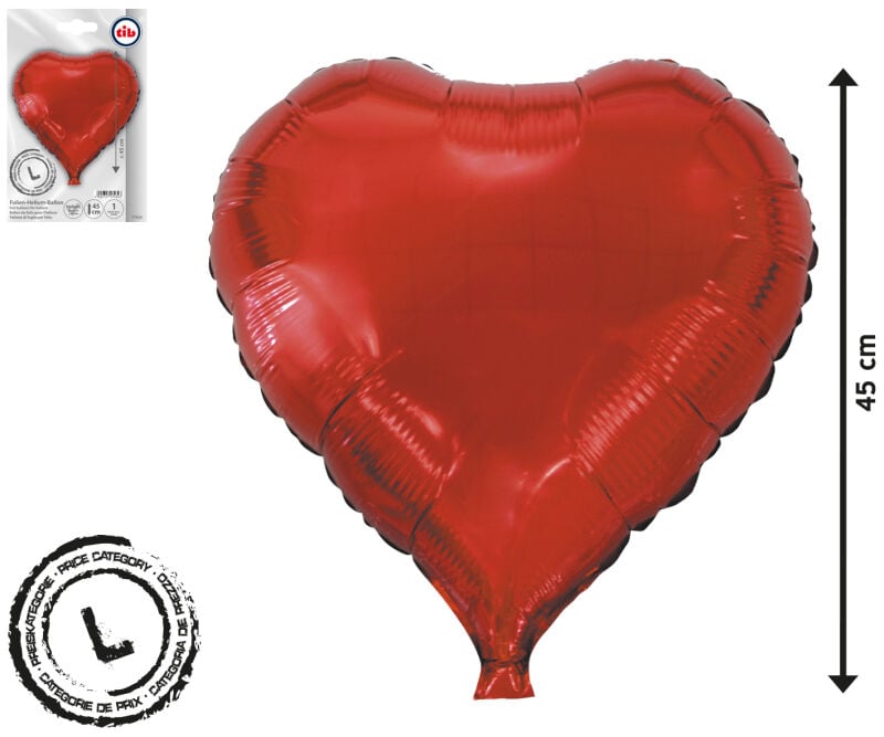 Folien-Ballon „Herz“ von TIB Heyne ab 1.99€ jetzt bestellen