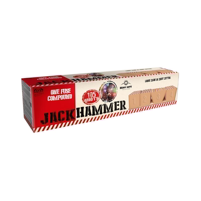 Jackhammer 124-Schuss-Feuerwerkverbund von Wolff Vuurwerk b.v. ab 159€ jetzt bestellen