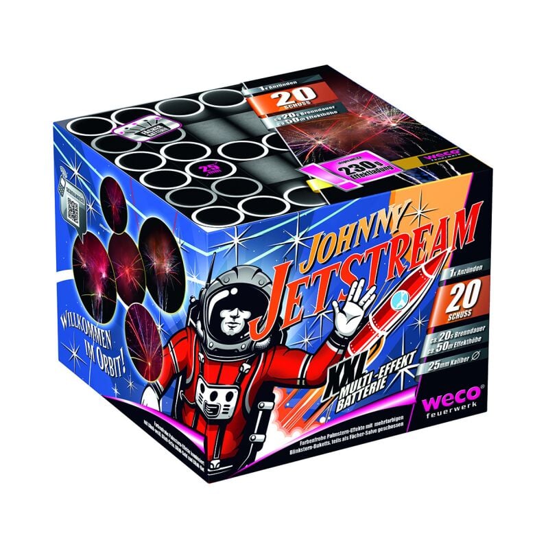 Johnny Jetstream 20-Schuss-Feuerwerk-Batterie von Weco ab 24.99€ jetzt bestellen