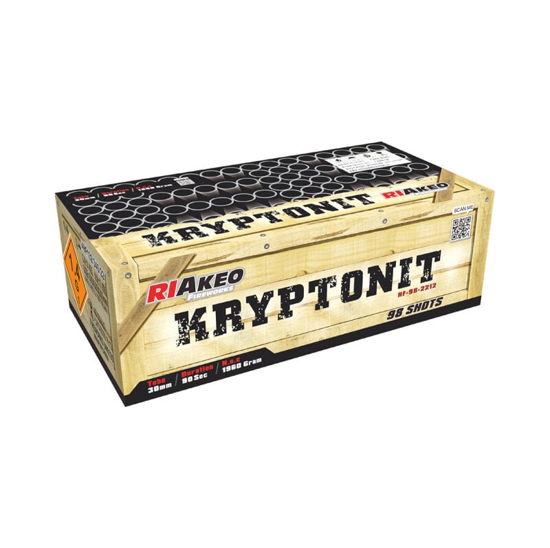 Kryptonit 98-Schuss-Feuerwerkverbund (Stahlkäfig) von RIAKEO ab 169.99€ jetzt bestellen