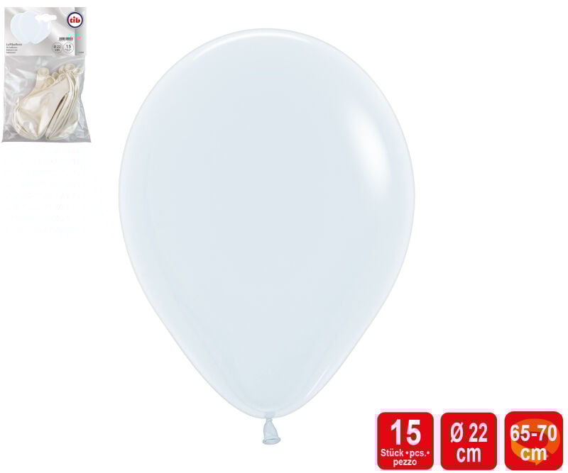 Luftballons, weiß 15 Stk. von TIB Heyne ab 1.89€ jetzt bestellen