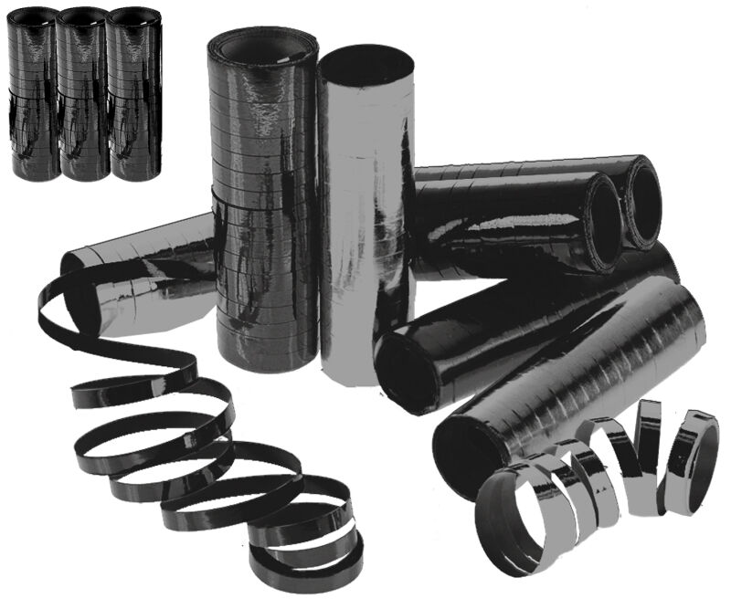 Luftschlangen „metallic-schwarz“ 3er Pack von TIB Heyne ab 1.99€ jetzt bestellen