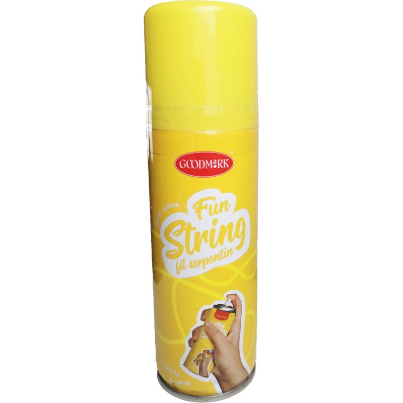 Luftschlangen-Spray, 1 Dose Gelb von NICO Europe ab 5.99€ jetzt bestellen