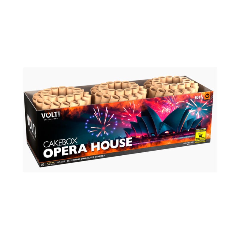 Opera House 87-Schuss-Feuerwerksverbund von VOLT! Fireworks ab 231.19€ jetzt bestellen