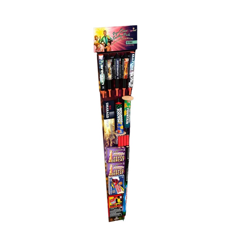 Pyro Crew Family-Pack 137-teiliges Familiensortiment von Lesli ab 9.99€ jetzt bestellen