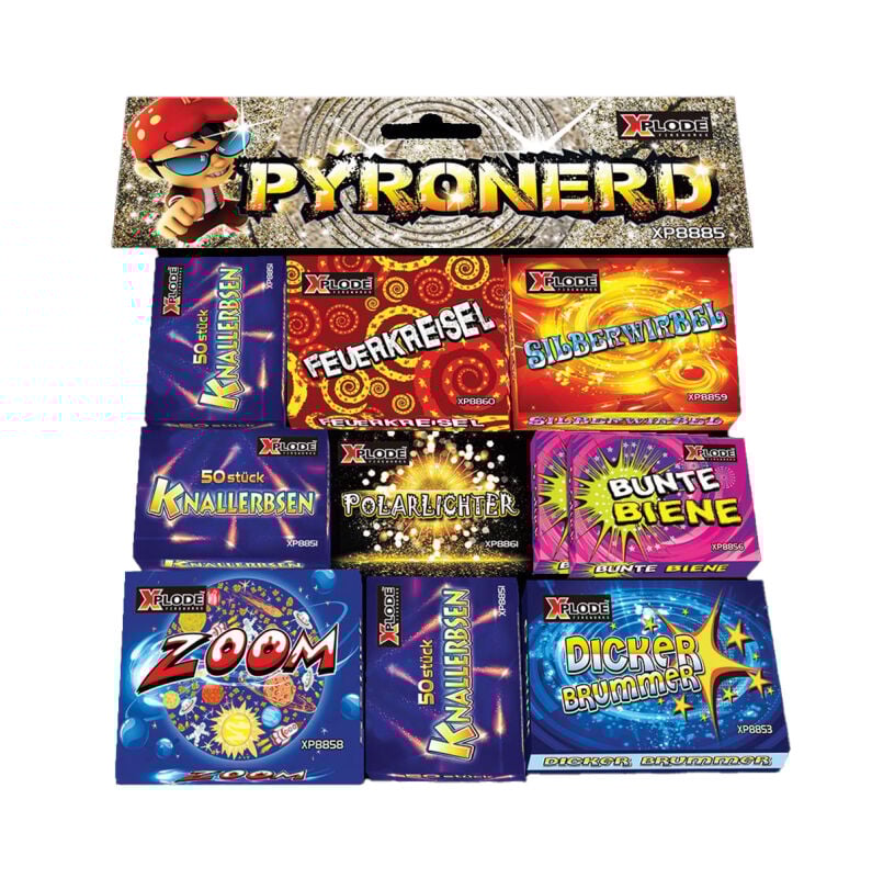 Pyronerd 190-teiliges Jugendfeuerwerk-Sortiment von Xplode ab 4.99€ jetzt bestellen