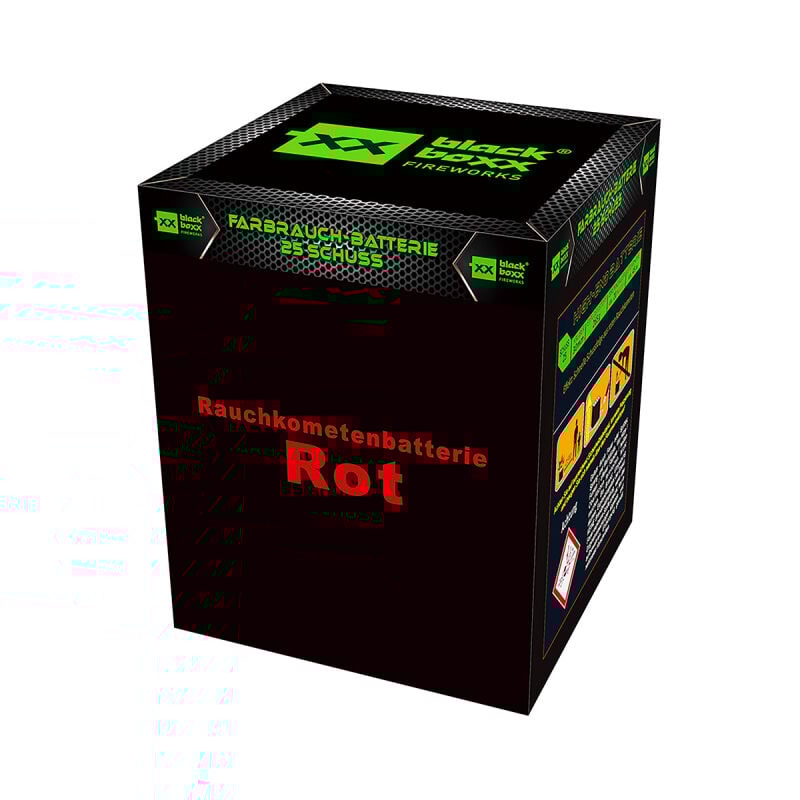 Rauchkometen Batterie, Rot von Blackboxx ab 49.99€ jetzt bestellen