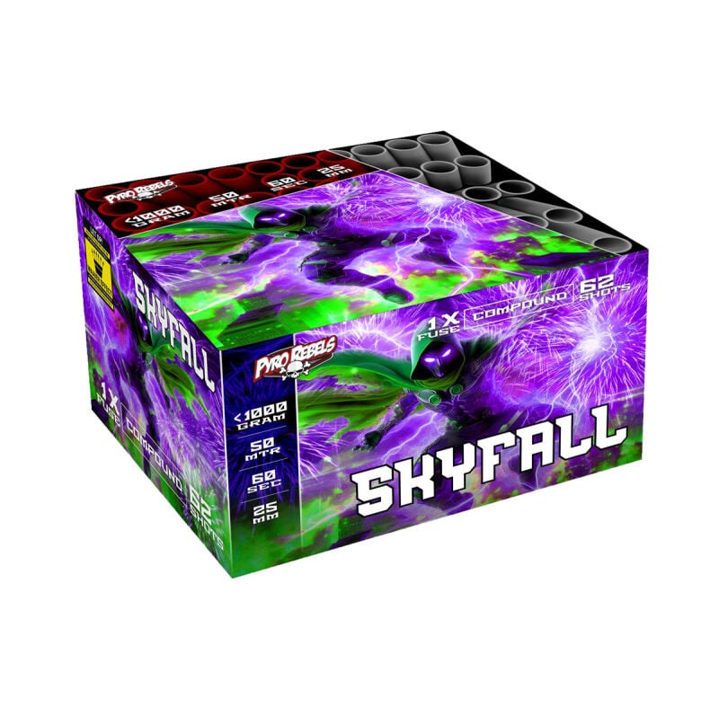 Skyfall 62-Schuss-Feuerwerkverbund von Geisha-Rubro ab 80.74€ jetzt bestellen
