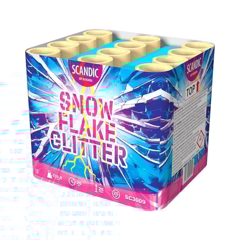 Snowflake Glitter 12-Schuss-Feuerwerk-Batterie von J-Fireworks ab 13.59€ jetzt bestellen