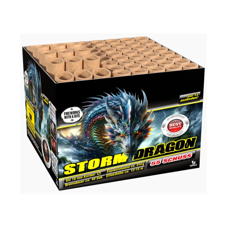 Storm Dragon 55-Schuss-Feuerwerk-Batterie von Lesli ab 21.24€ jetzt bestellen