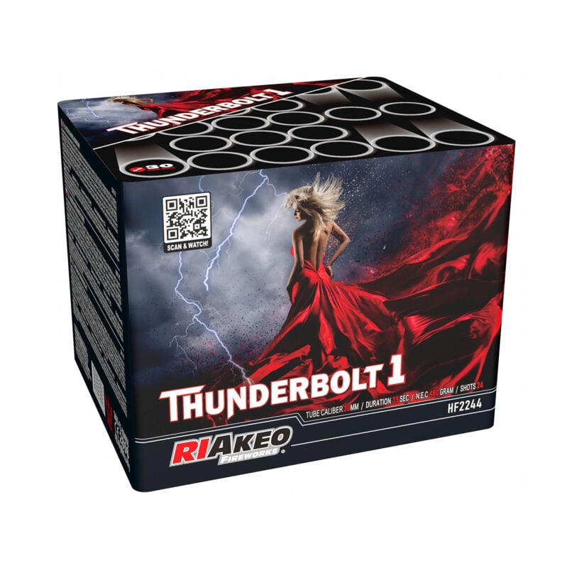 Thunderbolt 1 24-Schuss-Feuerwerk-Batterie von RIAKEO ab 31.44€ jetzt bestellen