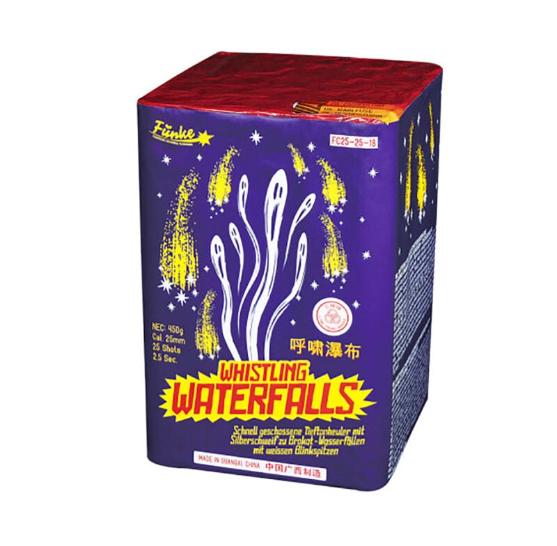 Whistling Waterfalls 25-Schuss-Feuerwerk-Batterie von Argento Feuerwerk ab 42.99€ jetzt bestellen