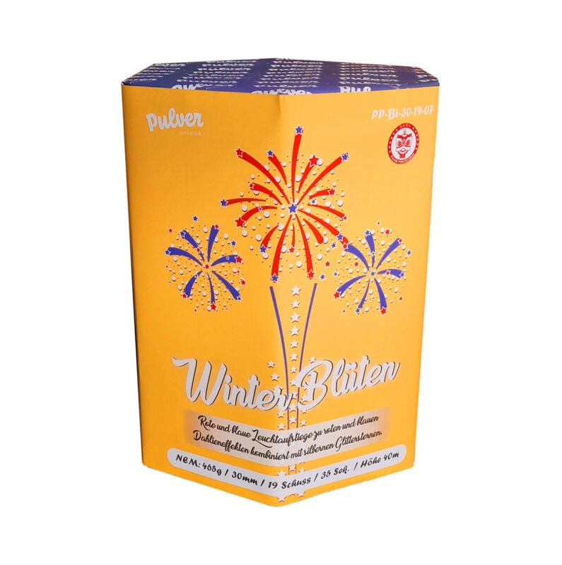 Winter Blüten 19-Schuss-Feuerwerk-Batterie von Pulver-Pyrotechnik ab 29.74€ jetzt bestellen