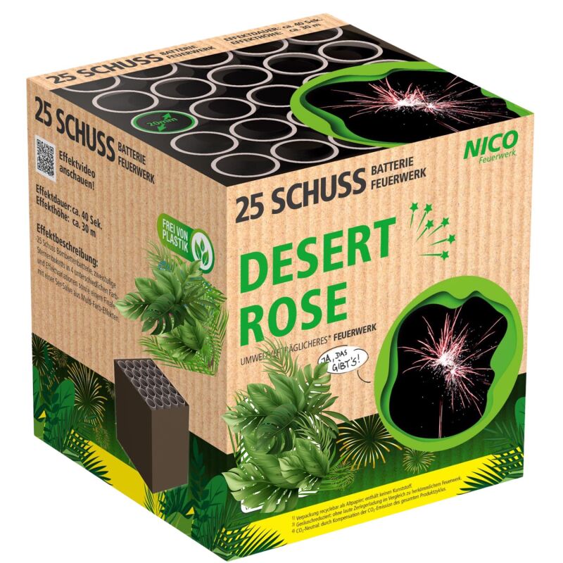 Desert Rose 25-Schuss-Feuerwerk-Batterie von NICO Europe ab 18.99€ jetzt bestellen